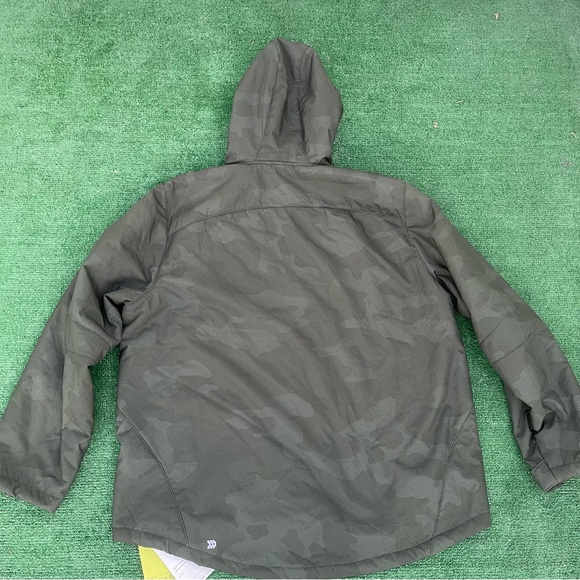 All In Motion Olive Green Men's Jacket with Faux Fur Inside Camo Print Size XXL - Picture 6 of 6